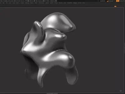 Modern Abstract Decorative sculpture 3d print model 3D print model shop