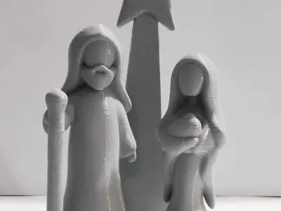 Navidad Scene Xmas 3D print model