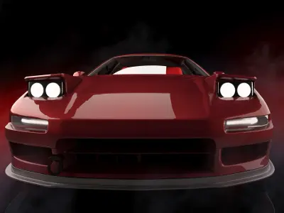 NSX1992 sports car 3D model