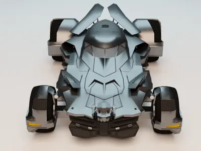 Batmobile Batman vs Superman 3D model