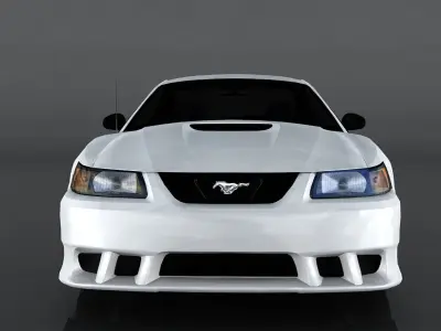 Saleen S281 Low-poly 3D model
