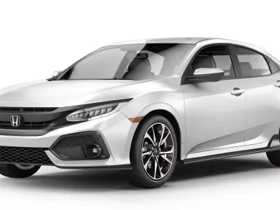 Honda Civic Hatchback 2017 3D model