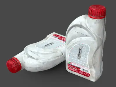 Antifreeze Bottle 3D model