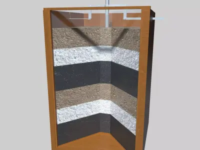 Pipe Earth Electrode Low-poly 3D model