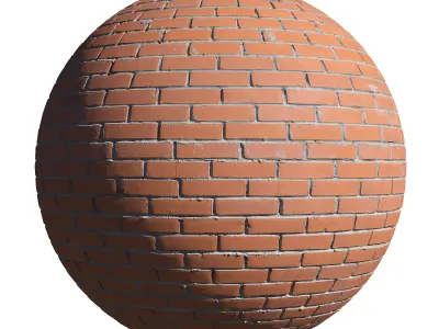 Ultra realistic Brick wall Scan 3D model