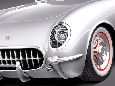 Chevrolet Corvette 1953 3D model