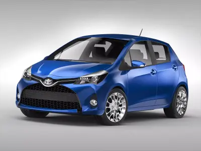 Toyota Yaris 2015  3D model