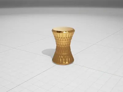 Marcel Wanders Stone Stool UE4 Low-poly 3D model