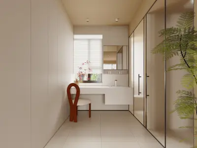  Bedroom interior 02 3D model