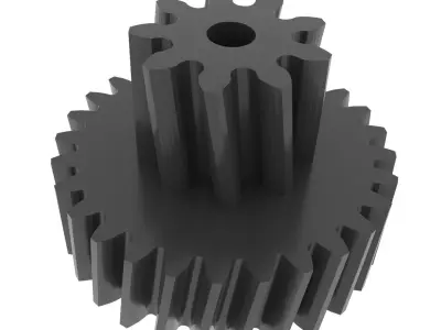 VAG Central locking module gear wheel VW 701 959 783 A 3D print model