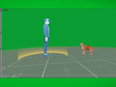 New Guinea Singing Dog Low-poly 3D model