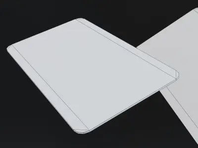 low-poly keycard two cards Free low-poly 3D model