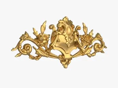 Classic decor ornament 220 3D model
