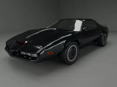 knight rider  kitt  3D model
