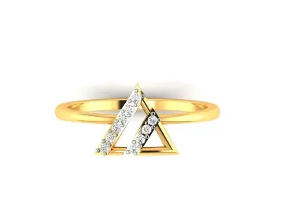 Solitaire Wedding Engagement Women Ring 3D print model