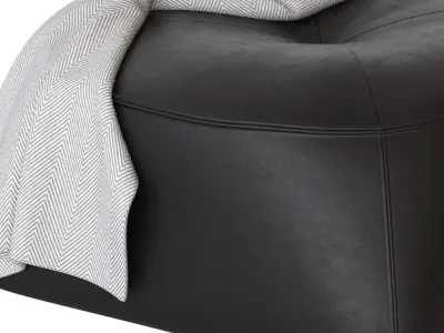 Globewest Natadora Arbor Ottoman 3D model