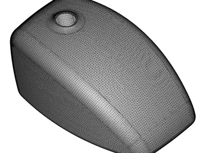 Motorcycle Fuel Tank 3D print model