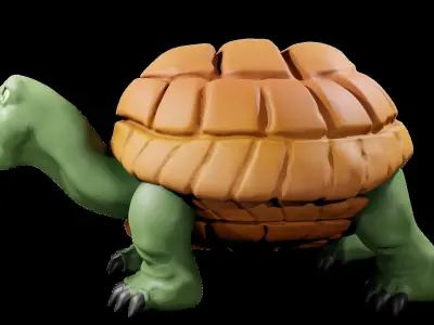 Stylized Turtle  3D model