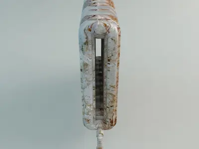 Old Radiator Heating Free 3D model