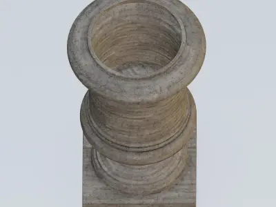 Garden urn planter34 3D model