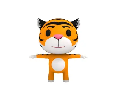 Little Tiger 3D model