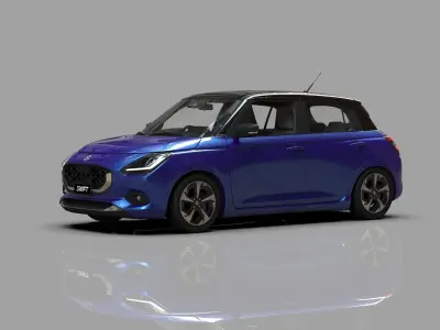 Suzuki Swift JP-SPEC 2024 HQ interior 3D model