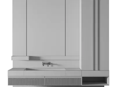 Luxury Bathroom 136 3D model