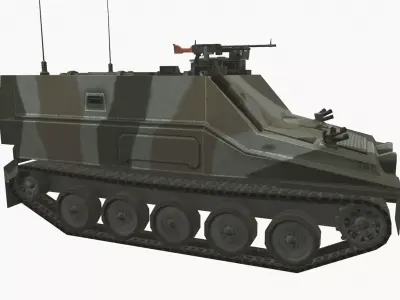 FV105 Sultan Low-poly 3D model