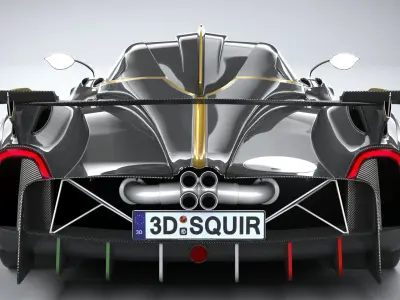 Pagani Huayra R 2021 3D model