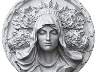 Mascaron 3D print model