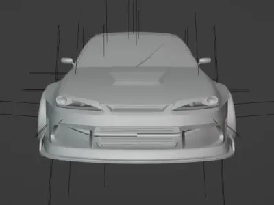 Nissan Silvia S15 Drift 3D model