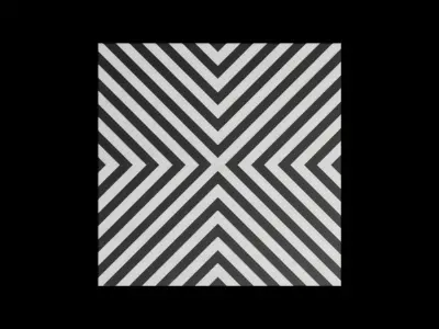 Rectangle Bohemian Side Table Low-poly 3D model