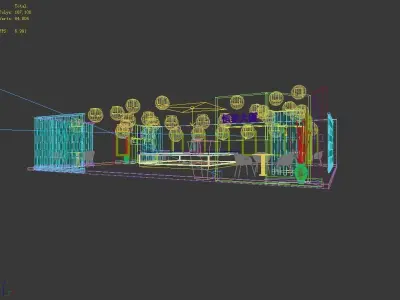 Exhibition - Area - 12X9-3DMAX2012-01 3D model