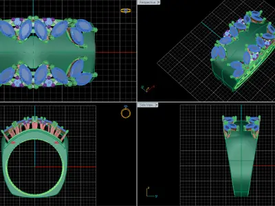jewelry ring 237 3D print model