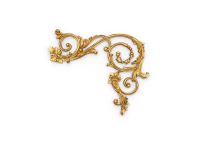 Classic decor ornament 307 3D model