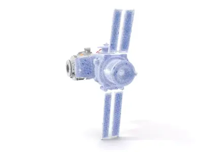 Futuristic Spacecraft model pack Low-poly 3D model