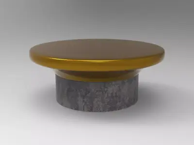 Perce Coffee Table Low-poly 3D model