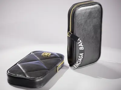 Balenciaga Phone Holder Low-poly 3D model