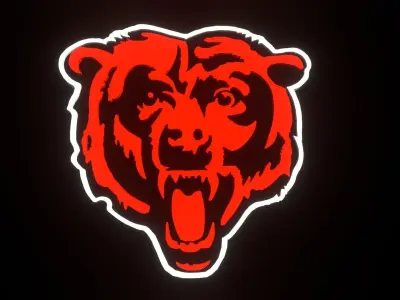 Bears Chicago Bears head 3D model