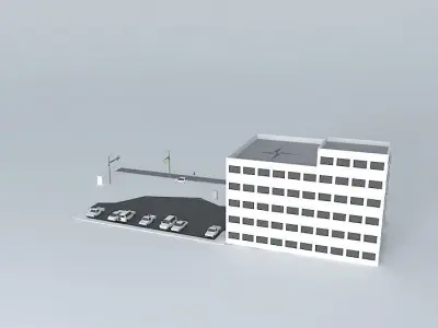 Home office building 3D model