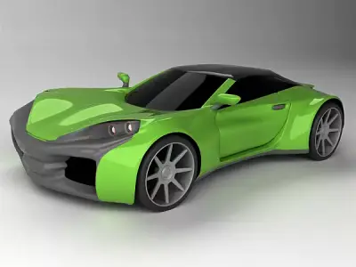 Raveox concept car 3D model