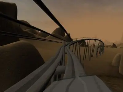 Superconductor Train Free low-poly 3D model