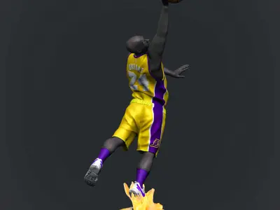 Kobe Bryant 3D Printable 5 3D print model