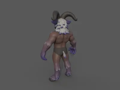 Goat Base body 3D model