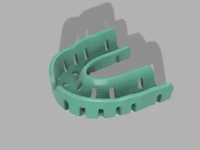 Dental Impression Tray 3D print model