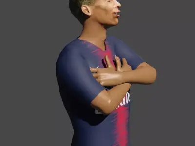 MBappe paris saint-germain 3D model