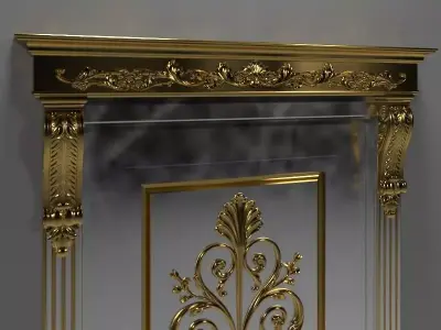 Door decor Free 3D model