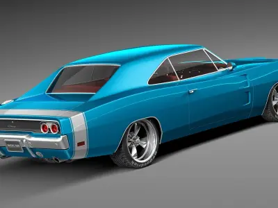 Dodge Charger Pro Touring 1968-1969 3D model