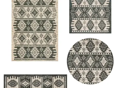 Rugs No 124 Low-poly 3D model