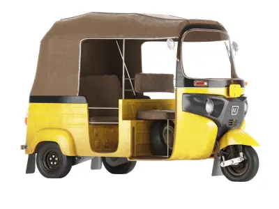 Auto Rickshaw Mini Taxi 3D model